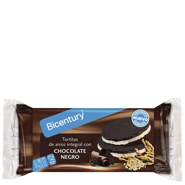 Brown rice pancakes with black choclate nackis Bicentury 8 pancakes 130 g