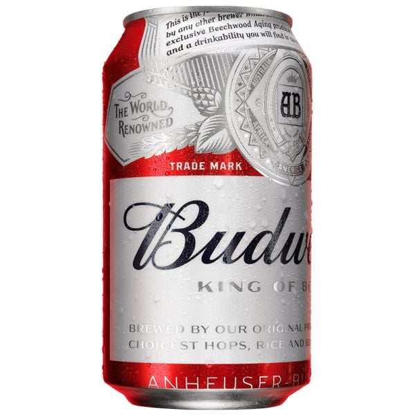 Beer Budweiser 33 cl can