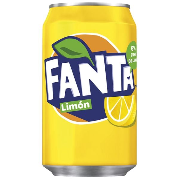 Lemon soda Fanta 33 cl can