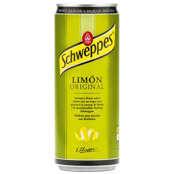 Lemon soda Schweppes Original 33 cl can