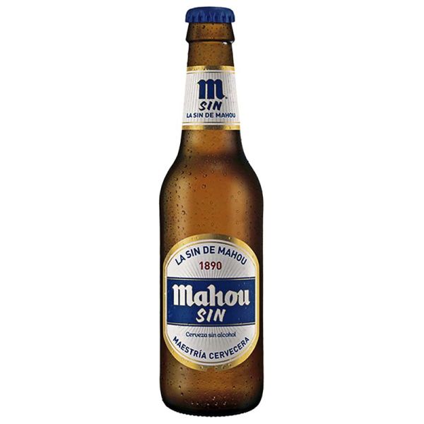 Alcohol-free beer Mahou Sin 25 cl bottle