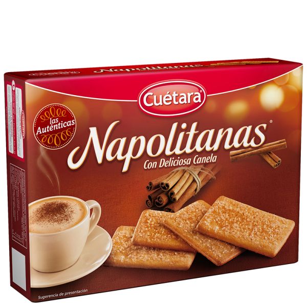 Cookies with cinnamon Neapolitanas Cuétara 500 g box