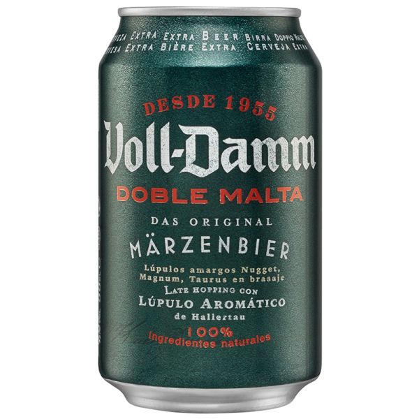 Beer Voll Damm Double Malt 33 cl can
