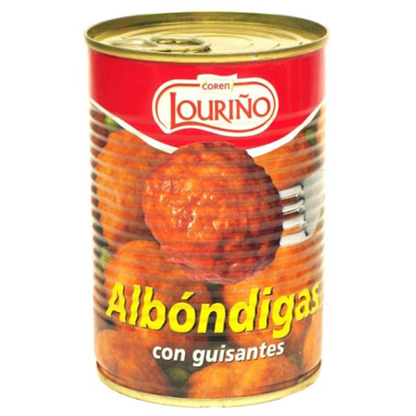 Meatballs with peas Louriño 420 g tin