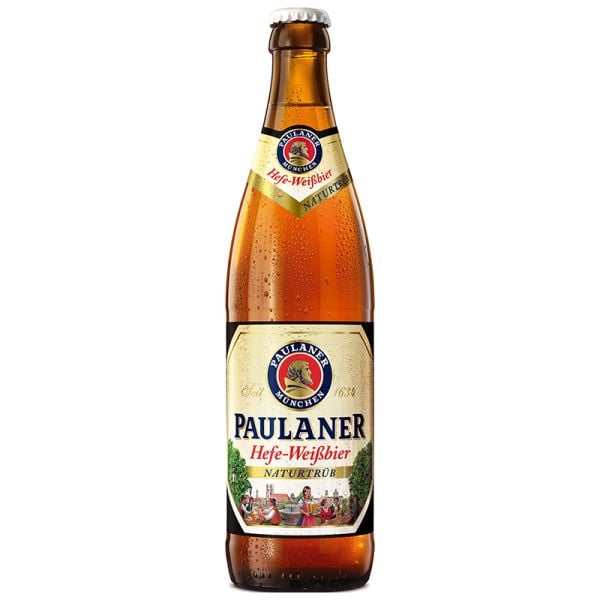 Wheat beer Paulaner Weissbier Naturtrub 50 cl bottle