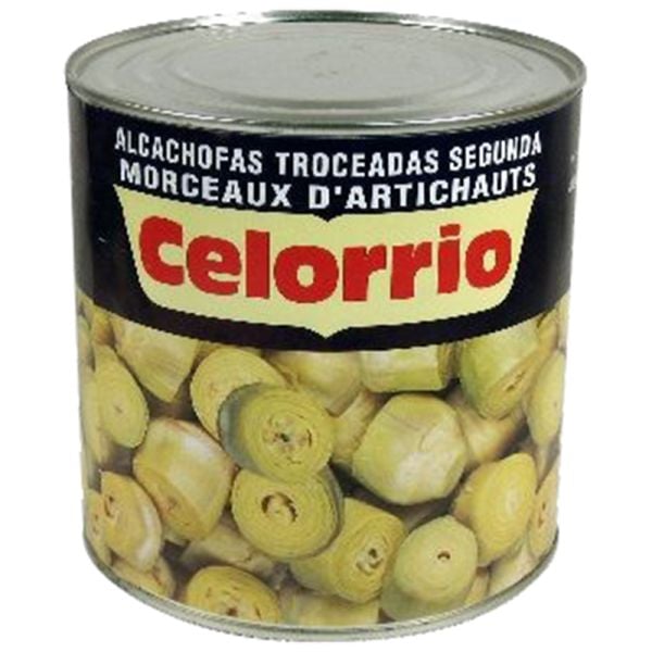 Artichoke hearts quartered Celorrio 1,35 kg tin