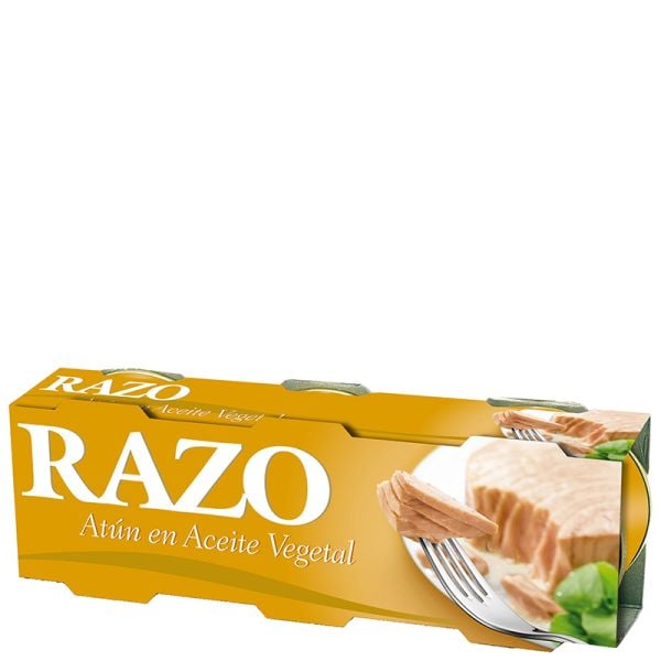 Tuna in sunflower oil Razo 3x52 g tin
