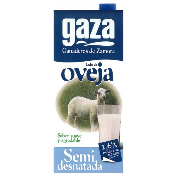 Sheep's milk, semi-skimmed uht Gaza brik 1 l