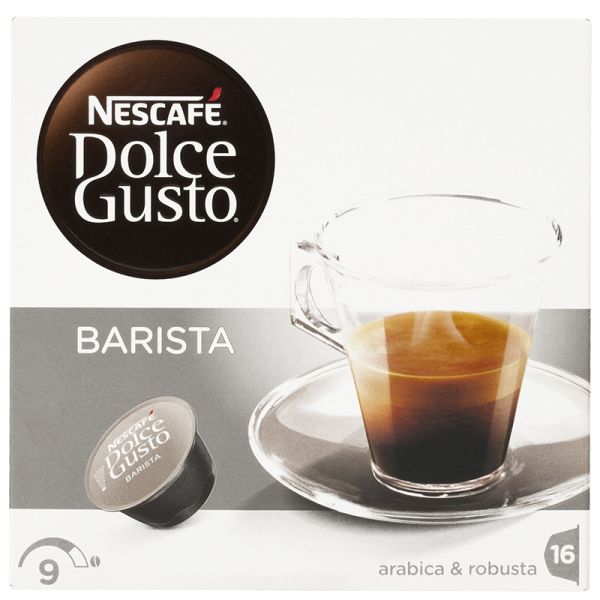 Nescafé Barista Espresso coffee capsules dolce gusto system 16 units