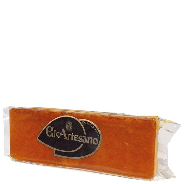 Toasted egg yolk nougat El Artesano supreme quality 250 g tablet bag