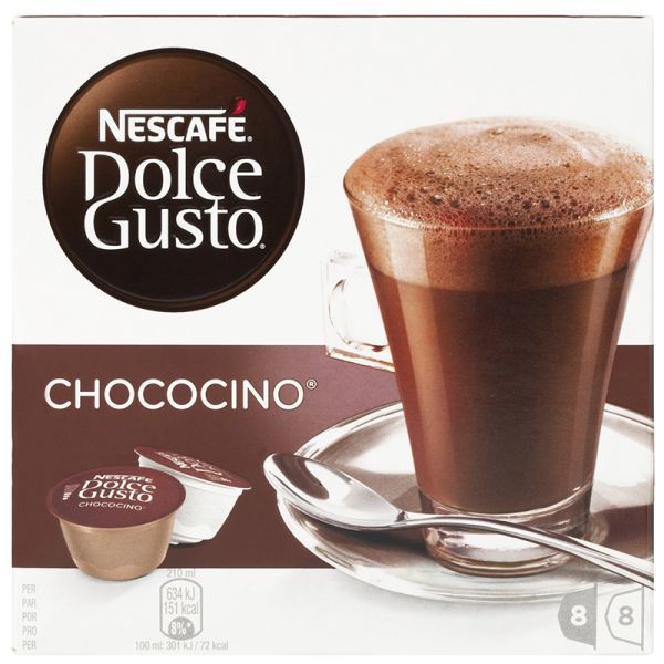 Coffee capsules chococino Nescafé dolce gusto system 8 doses