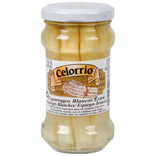 White asparagus Celorrio extra 6/9 pieces thick 110 g jar