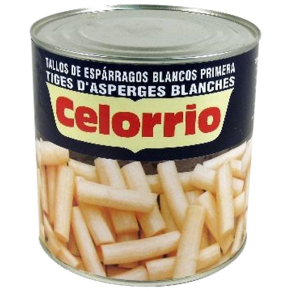 White asparagus stems Celorrio can 1,6 kg