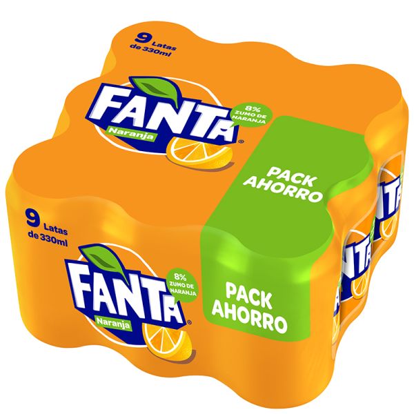 Orange soda Fanta 33 cl can