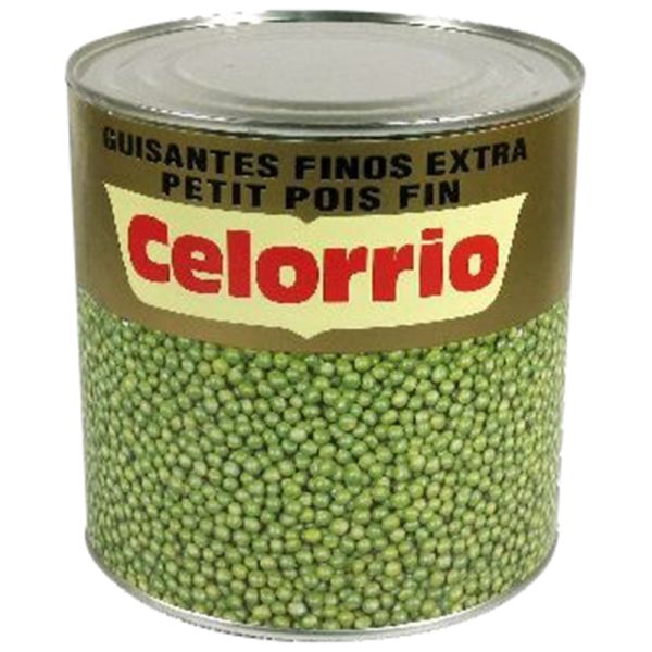Peas in brine Celorrio extra can 1,6 kg