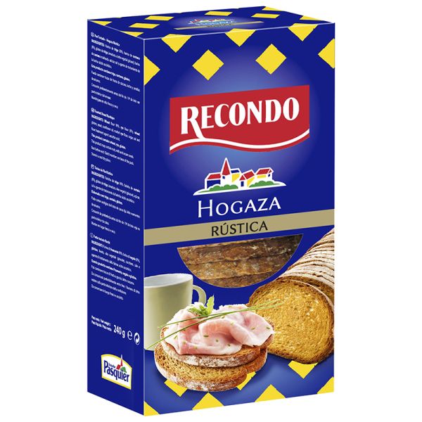 Toasted rustic bread loaf Recondo 240 g