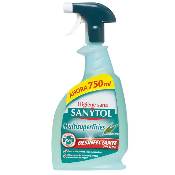 Disinfectant without bleach Sanytol 750 ml sprayer