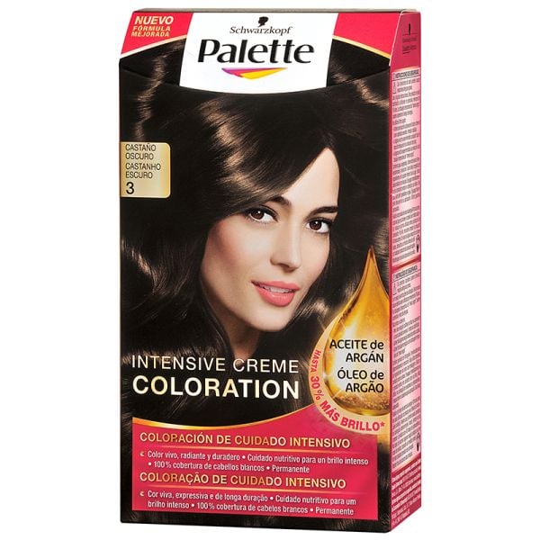 Dye dark brown color palette intense cream 3 Schwarzkopf