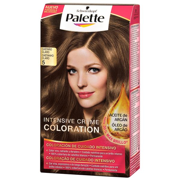 Tint palette intense colored light brown cream 5 Schwarzkopf