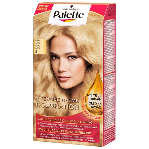 Intense light blonde dye color palette cream 8 Schwarzkopf