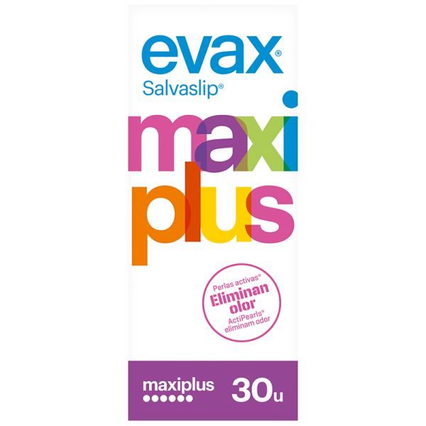Panty lin Evax maxiplus cotton-like 30 units