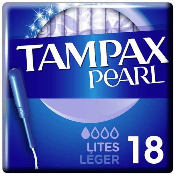 Tampax Tampons Pearl Lites 18 units