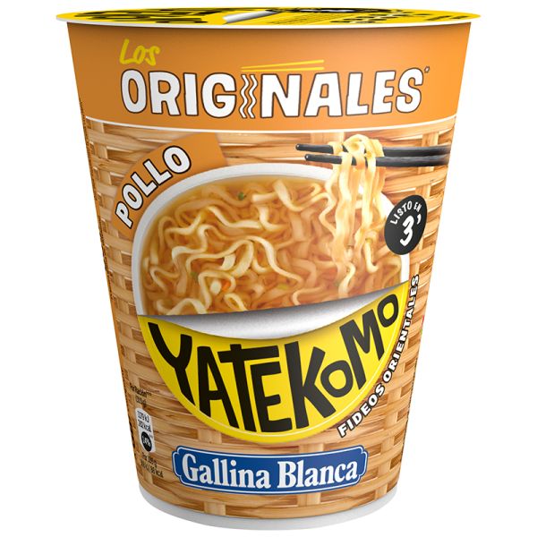 Chicken pasta oriental flavor yatekomo Gallina Blanca 60 g