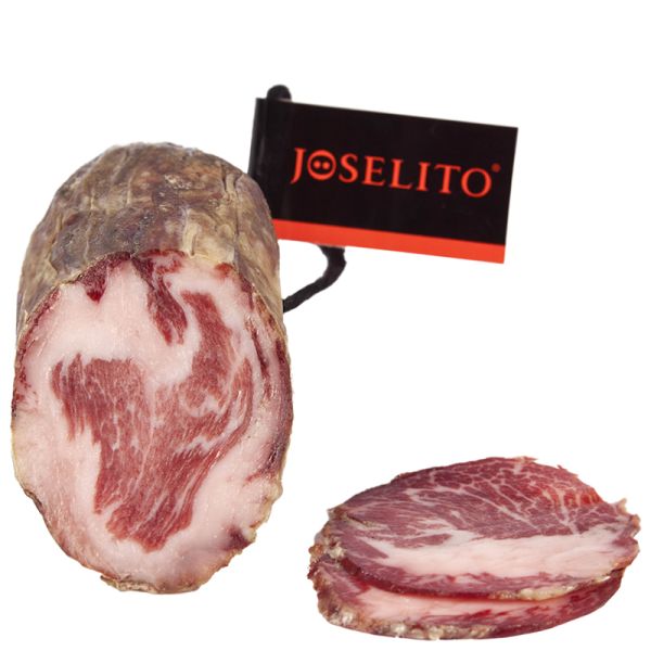 Pork loin header Coppa from acorn fed pigs Joselito piece of 1,2 kg approx.