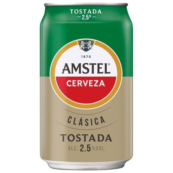 Amstel Toasted beer Clasica 33 cl can