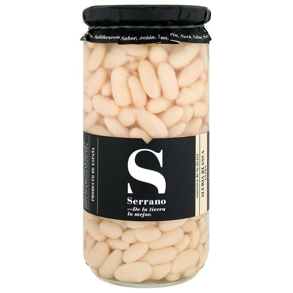 Conservas Serrano cooked white beans 660 g jar