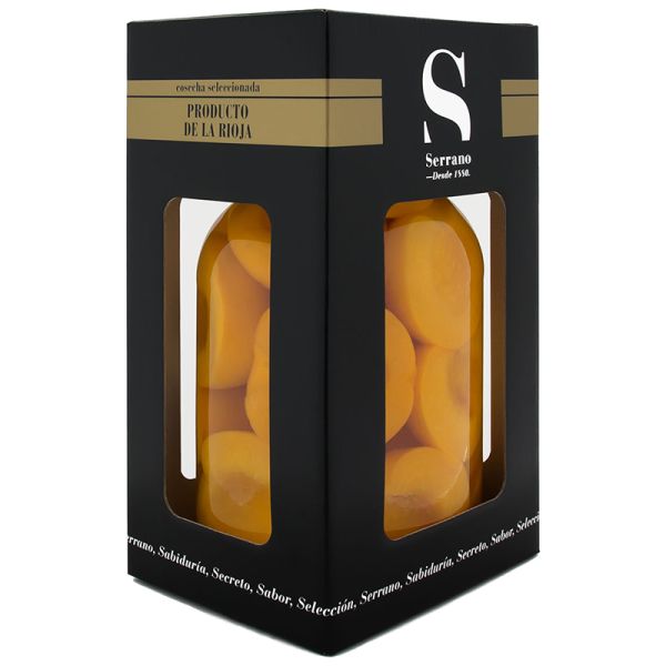Conservas Serrano Peach halves in syrup 2,65 kg jar