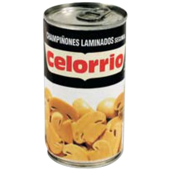 Sliced ​​mushrooms Celorrio 185 g tin