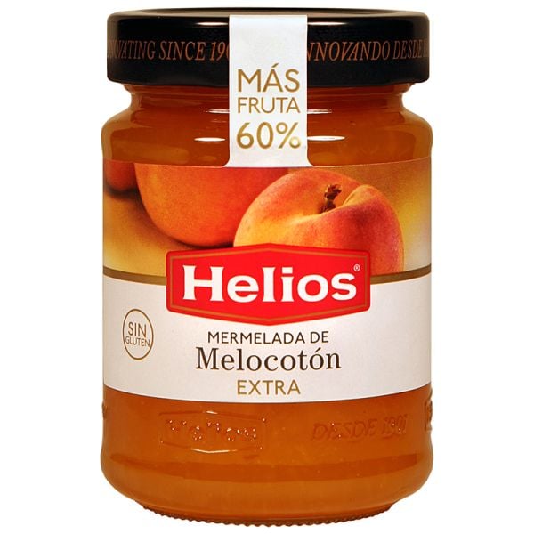 Peach jam Helios extra 340 g jar