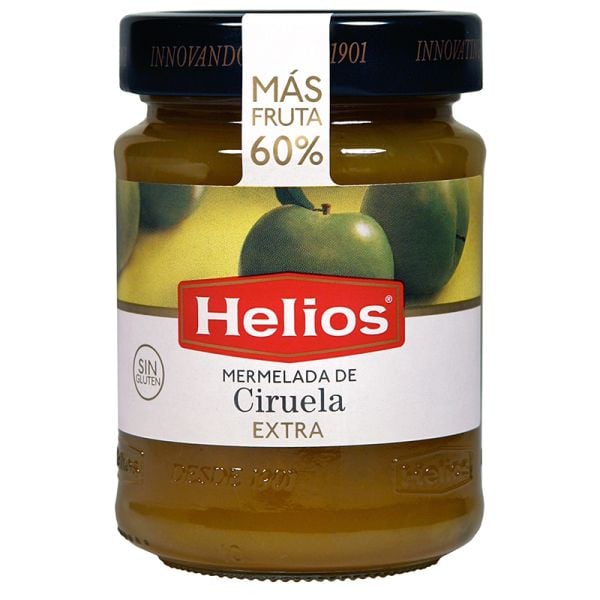 Plum jam Helios extra 340 g jar