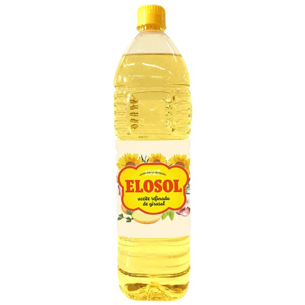 Elosol Refined sunflower oil 1 l pet