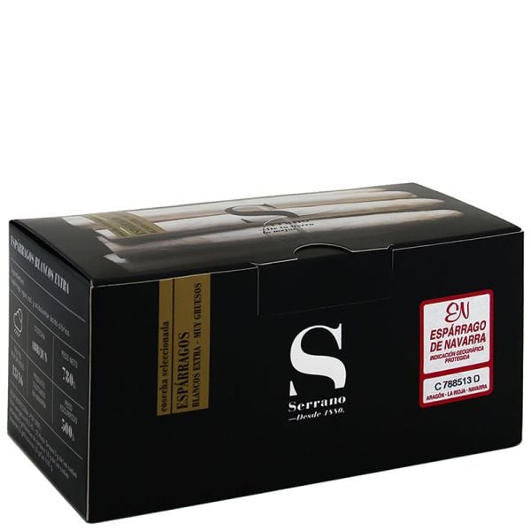 D.O. Navarra white asparagus Conservas Serrano extra 6/8 fruits 780 g tin