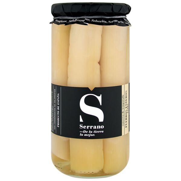 Leeks in brine thick Conservas Serrano 700 g jar