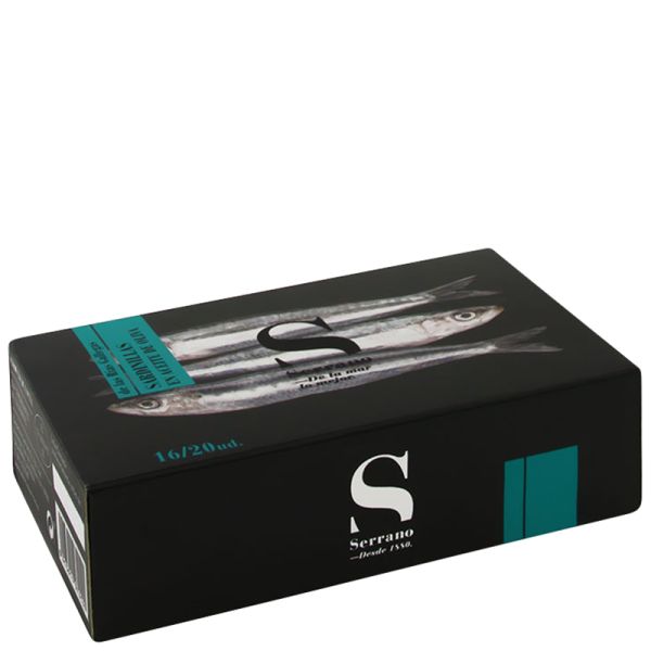 Sardines in olive oil Conservas Serrano tin 115 g