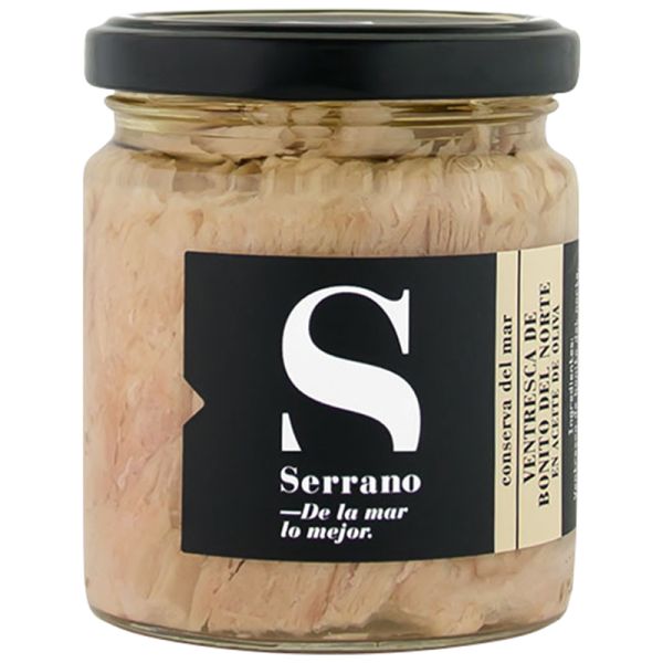 Ventresca tuna in olive oil Conservas Serrano 220 g jar