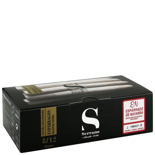 D.O. Navarra white asparagus Conservas Serrano extra 8/12 pieces 390 g tin