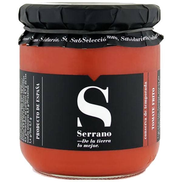 Homemade tomato sauce Conservas Serrano 360 g jar