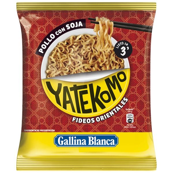 Pasta with chicken and oriental soy yatekomo Gallina Blanca 79 oz bag