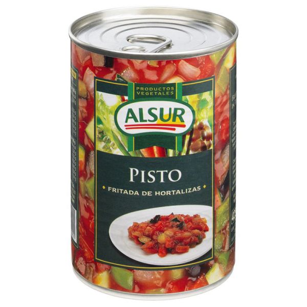 Fried vegetable ratatouille (pisto) Alsur 400 g tin