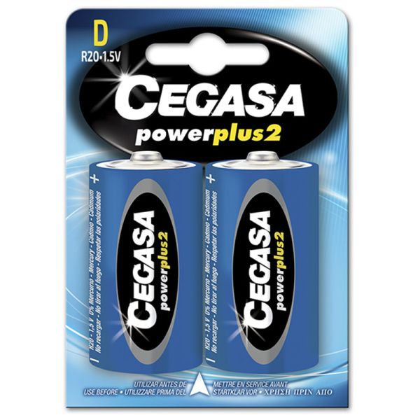 Cegasa Power Plus 2 R20 batteries 2 units