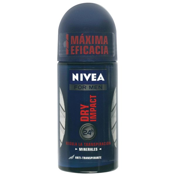 Deodorant Nivea 24h for men dry impact roll-on 50 ml