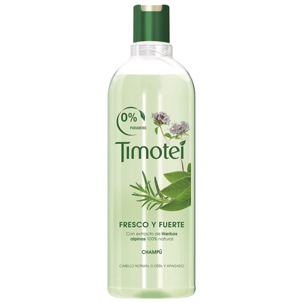 Fresh & Strong Shampoo with herbs from the Alps Timotei 400 ml