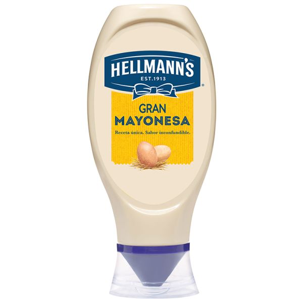 Mayonnaise Hellmann's top down 430 ml bottle