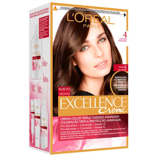L'Oréal Hair dye Excellence Cream 4 brown hair