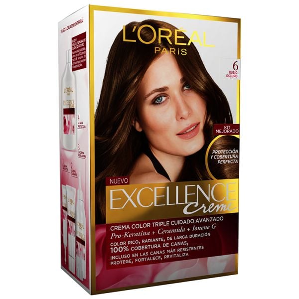 Hair dye L'Oréal excellence Cream 6 Dark blonde