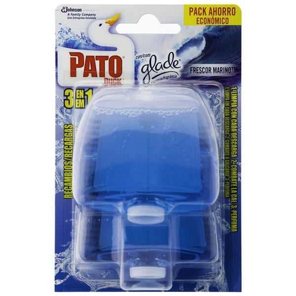Toilet cleaner Pato wc active blue gel 2 refills
